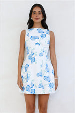 Rosy Horizon Mini Dress