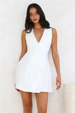 Office Chic Tailored Mini Dress