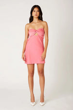 Kiara Keyhole Open Back Mini Dress