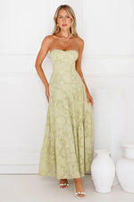 My Best Strapless Maxi Dress