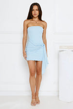 Island Horizon Strapless Mini Dress
