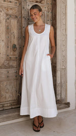 Alex Maxi Dress - White