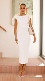 Lilah Midi Dress - White