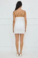 Simply Chic Mini Dress White