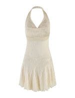 Fiorella Mini Dress - White : Lace : Cream