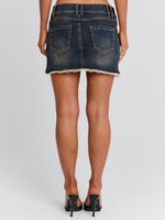 Plize Mini Skirt Denim