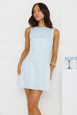 Lagoon Waves Mini Dress