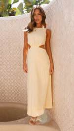 Kimberley Maxi Dress - Yellow
