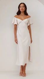 Louisa Midi Dress - Ivory