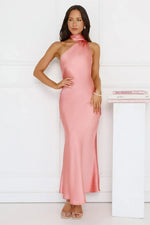 Kissed By Moonlight Satin Maxi Dress