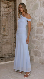 Malayah Maxi Dress - Blue