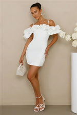 Love On Lock Off Shoulder Mini Dress
