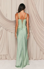 Forever Starts Now Maxi Skirt Sage