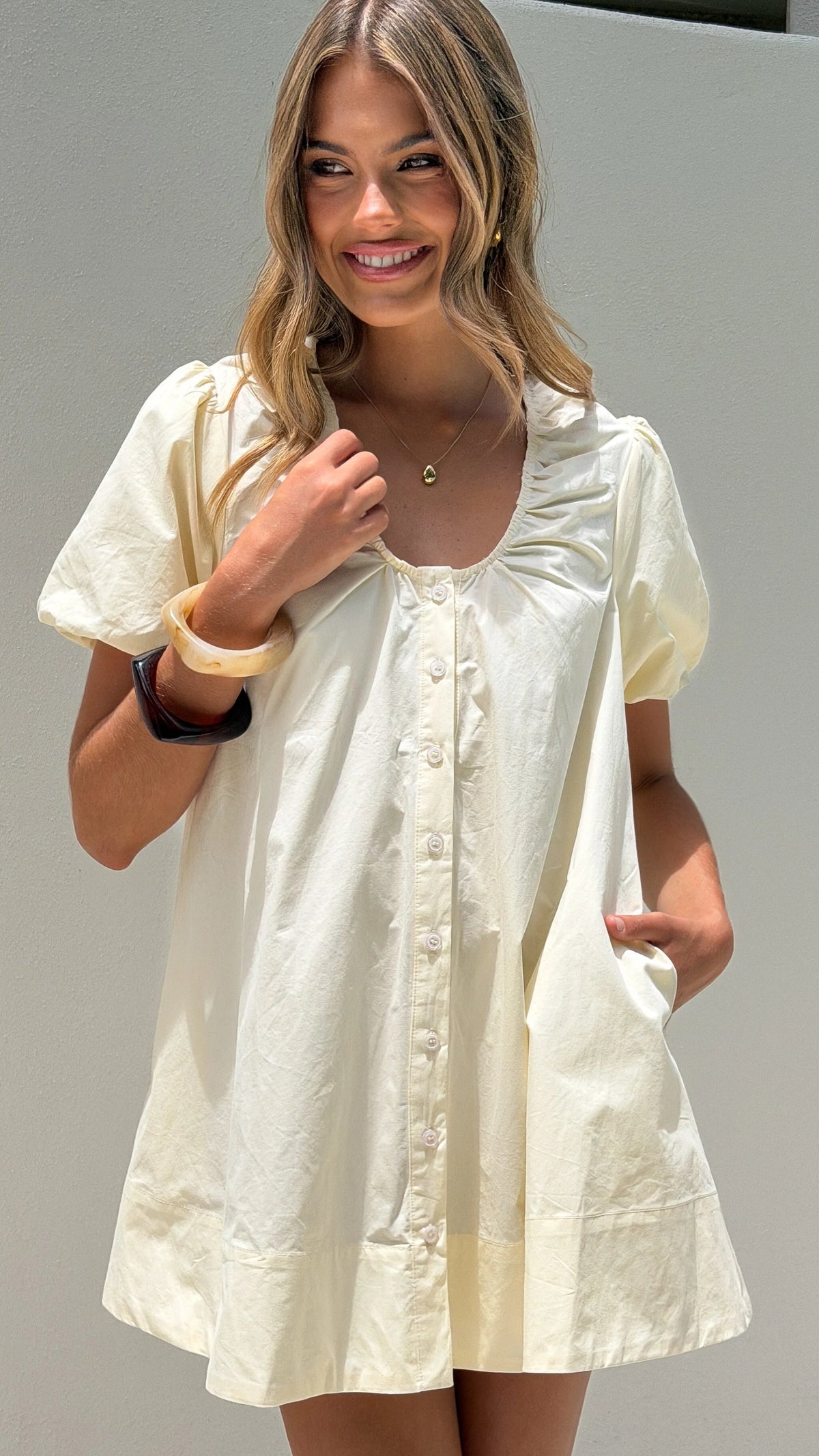 Keeva Mini Dress - Butter