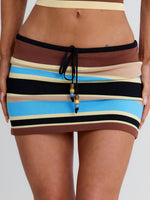Zoey Mini Skirt Multi Stripe
