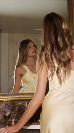 Greta Maxi Dress - Lemon