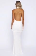 Be With You Forever Maxi Dress Off White