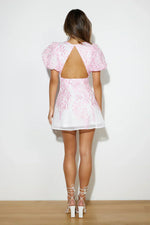 Cutest Event Mini Dress White Print