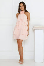 Pretty Wink Halter Mini Dress