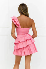 Precious Time One Shoulder Mini Dress