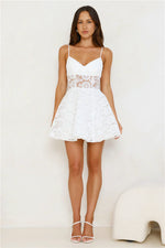 Sunshine And Daisies Mini Dress White