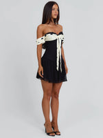 Presley Mini Dress Black Polka Dot