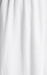 Angelique Maxi Dress - Lace Trim Dress in White