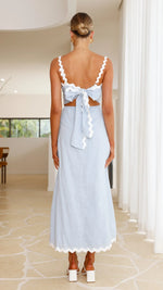 Fiora Maxi Dress - Baby Blue