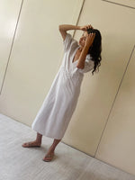 Pinched Dress - Lake Stripe