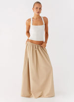 Randy Maxi Skirt - Tan