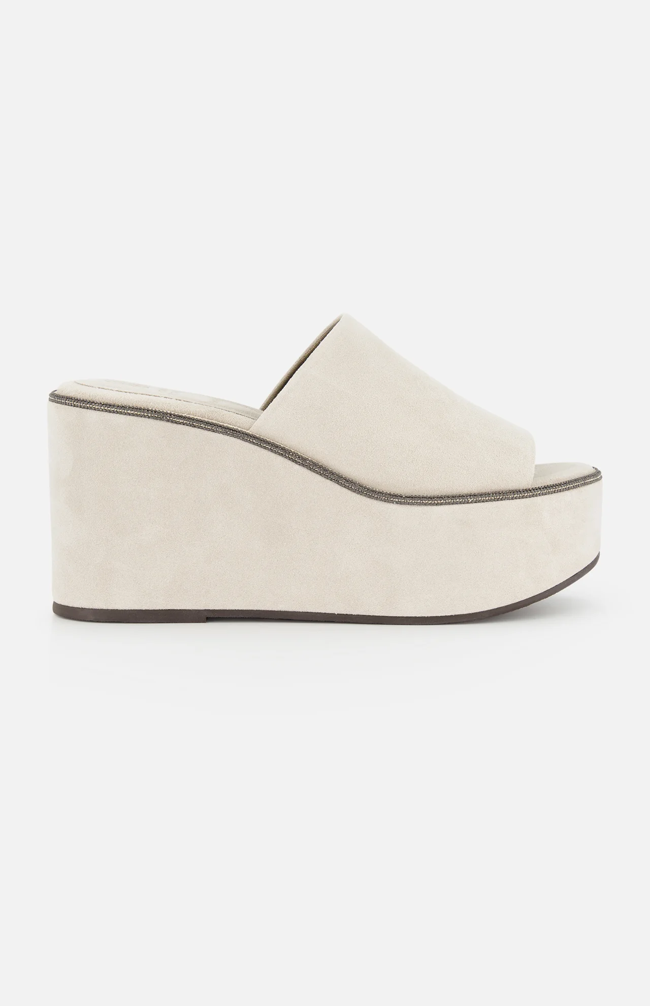 Suede Platform Monili Sandals