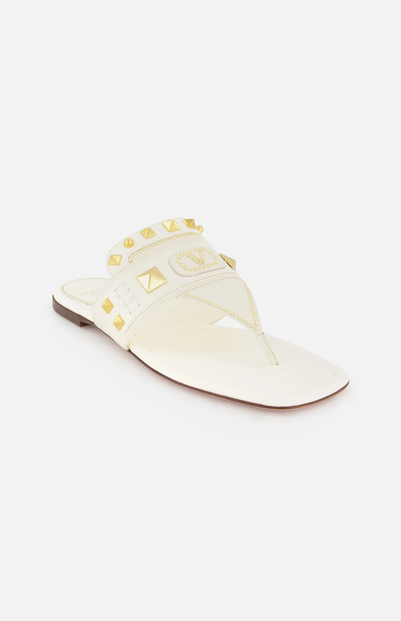 Embellished Plaster Caster Thong Sandal