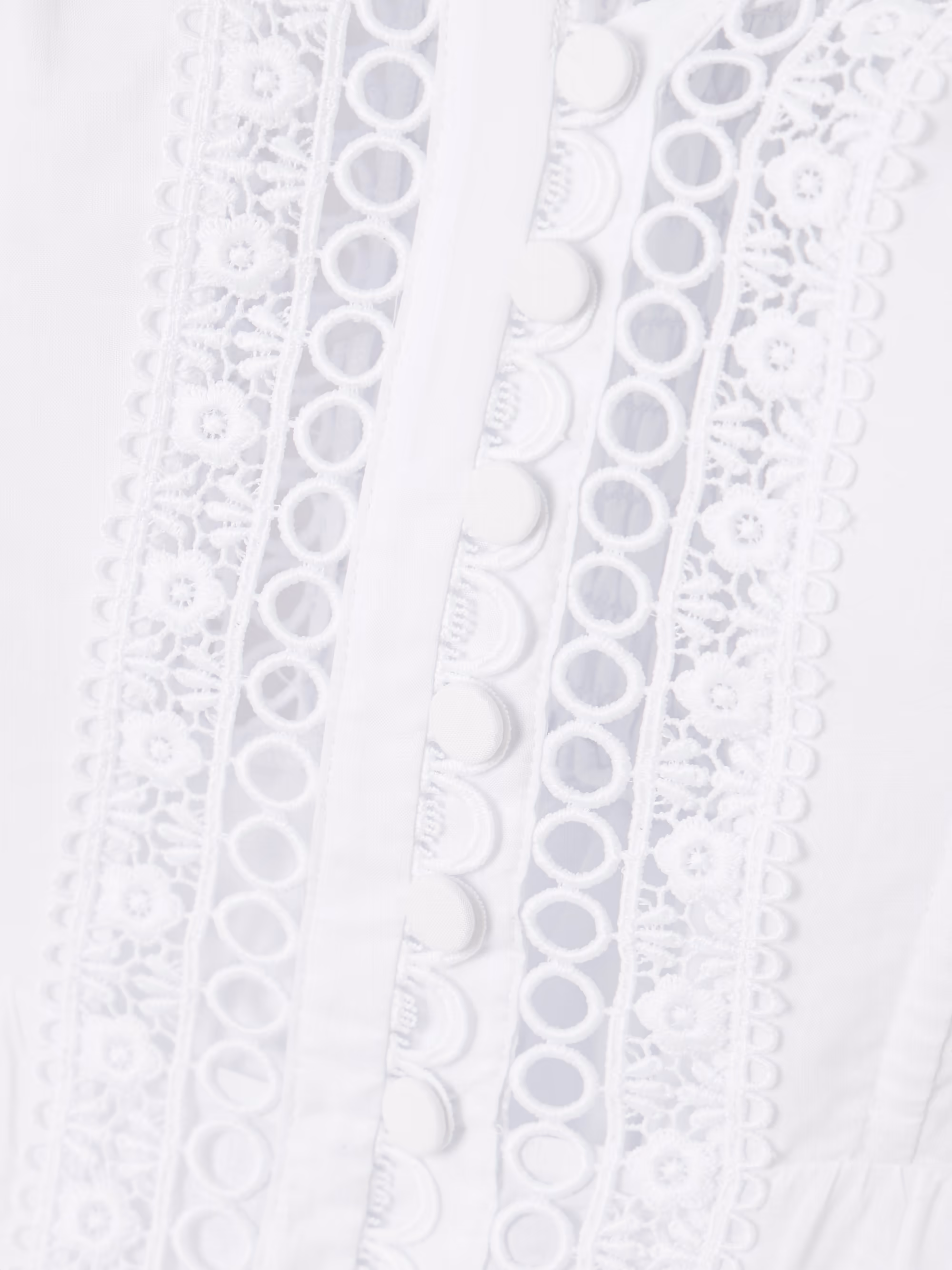 Lenora tiered guipure lace-trimmed cotton-blend voile mini dress