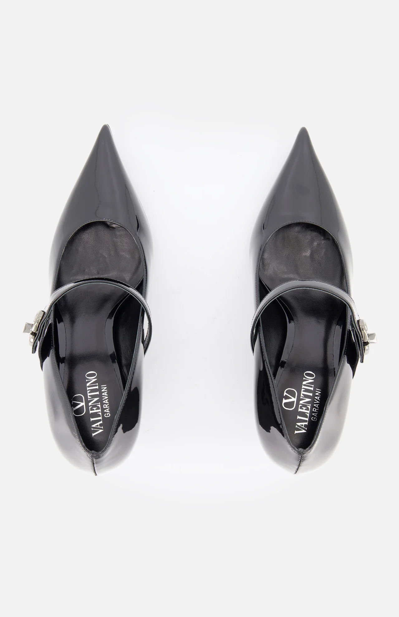 V Logo Lockette Mary Jane Heel