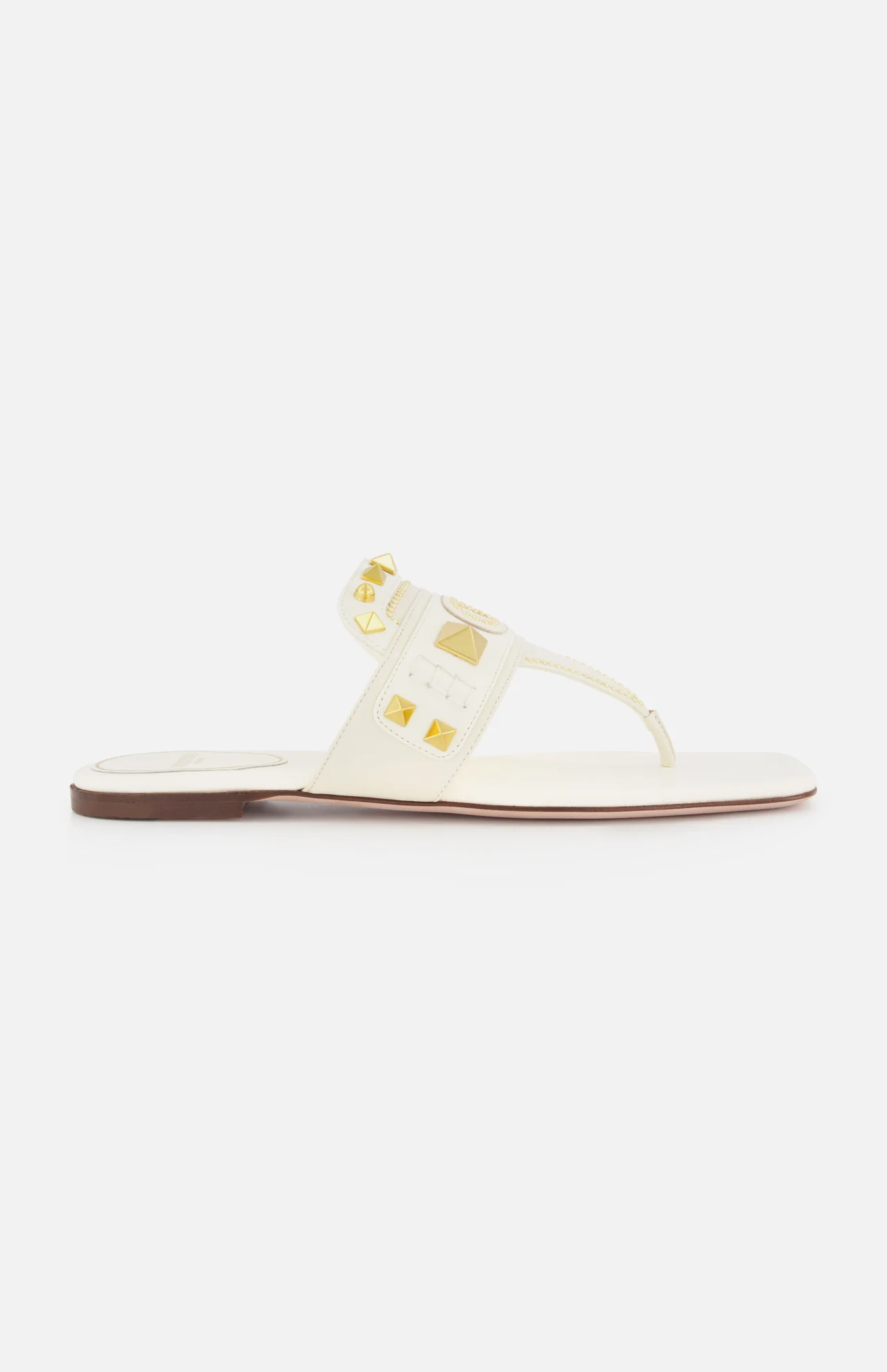 Embellished Plaster Caster Thong Sandal