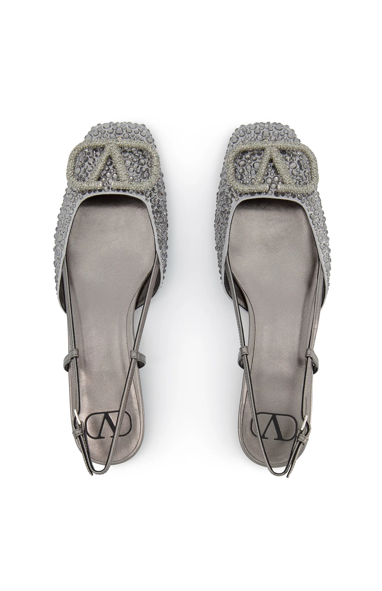 V Logo Signature Sling Back