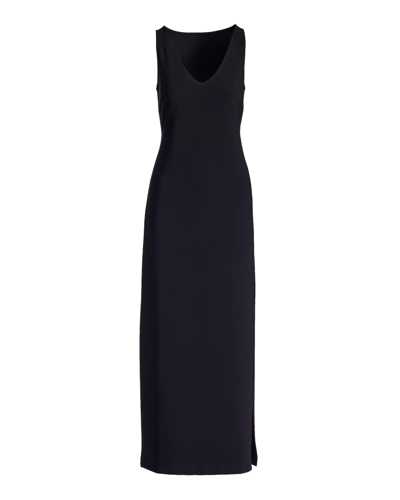 Beyond Travel Sleeveless V Neck Maxi Dress