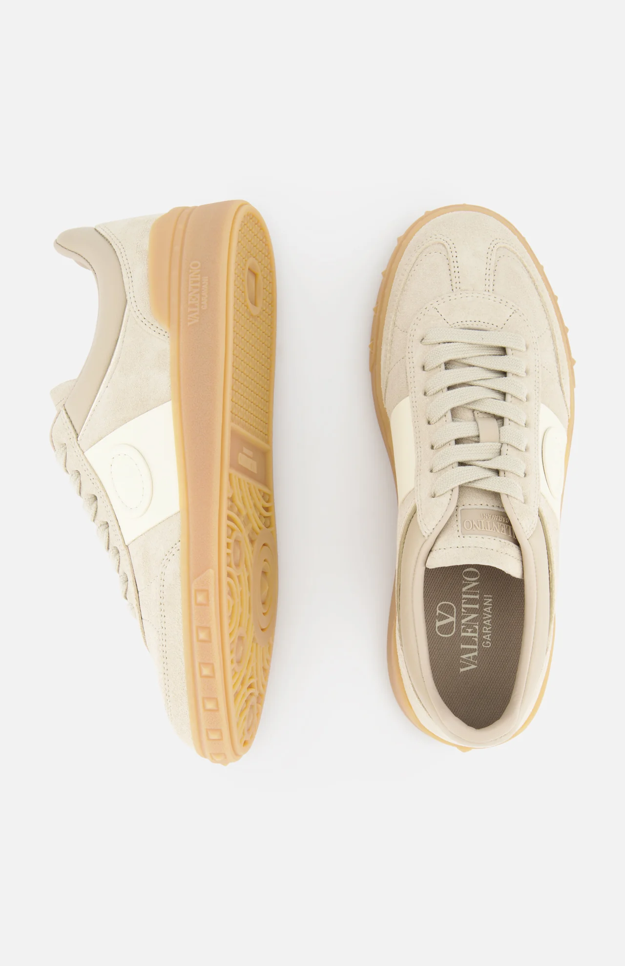 Upvillage Leather and Suede Sneaker