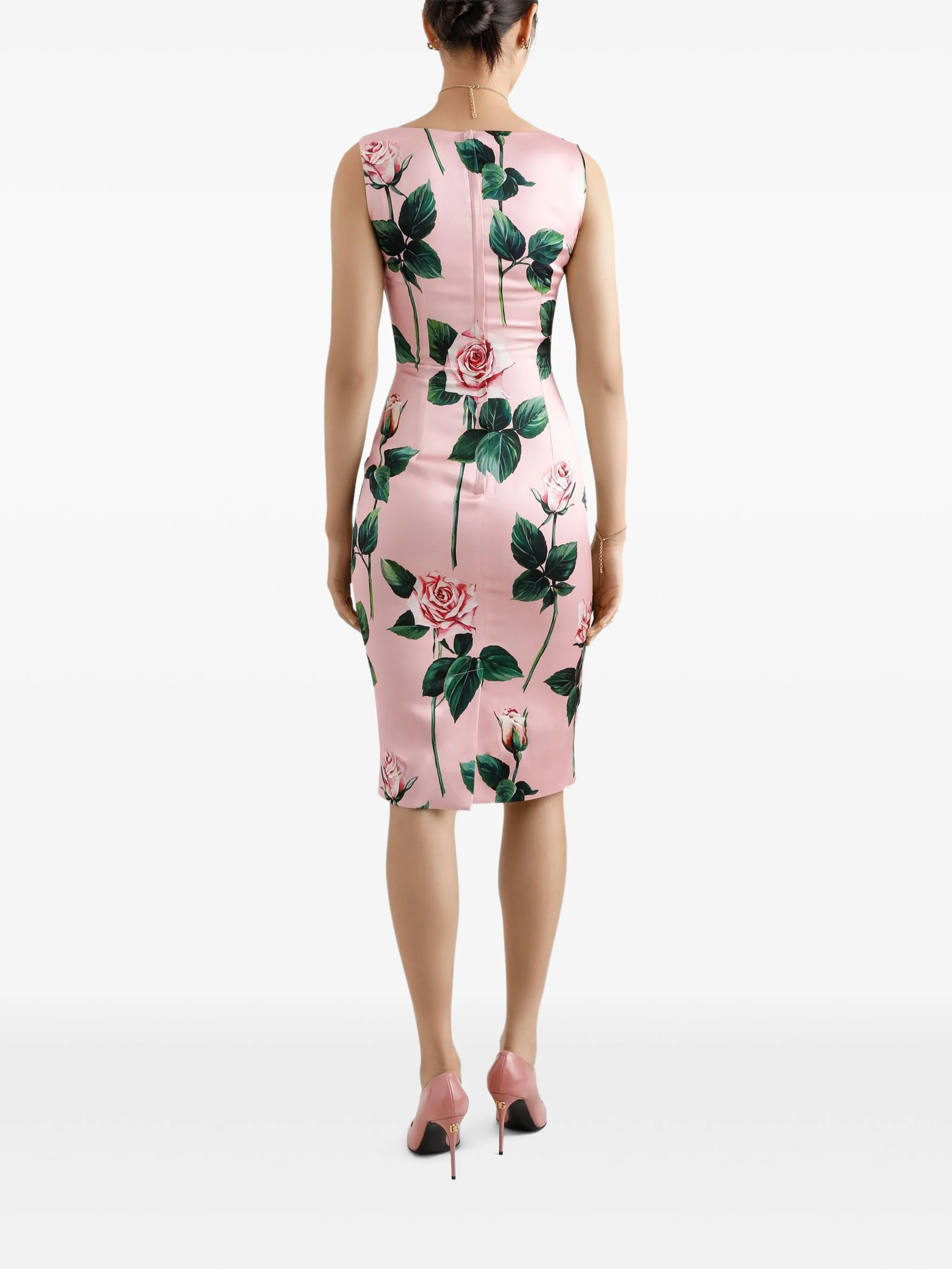 Floral-Print Midi Dress