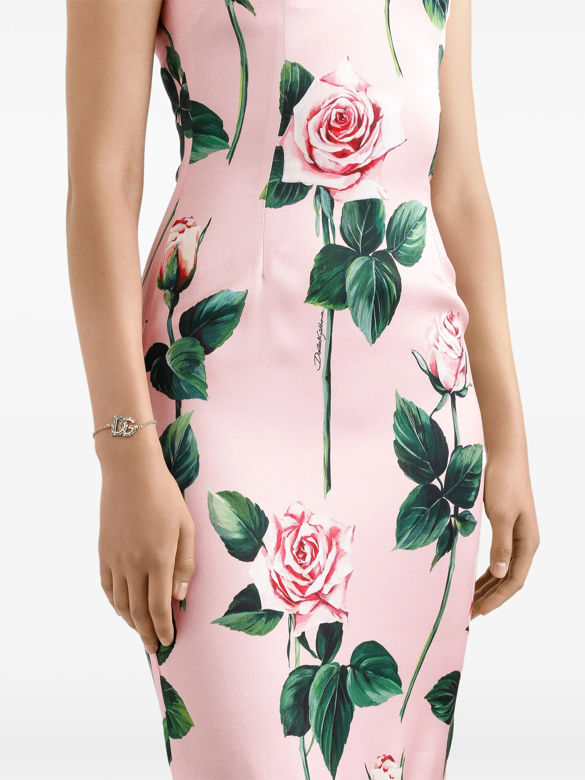 Floral-Print Midi Dress
