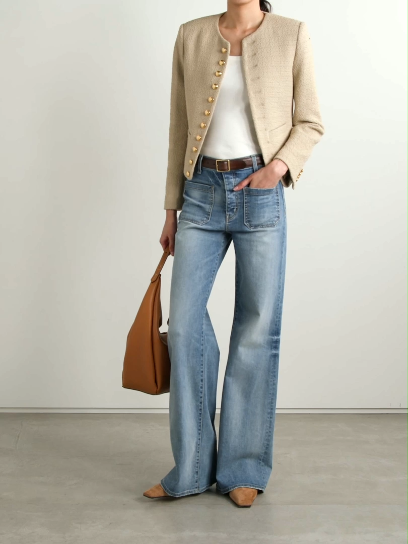 Patti Cotton-Blend Tweed Jacket