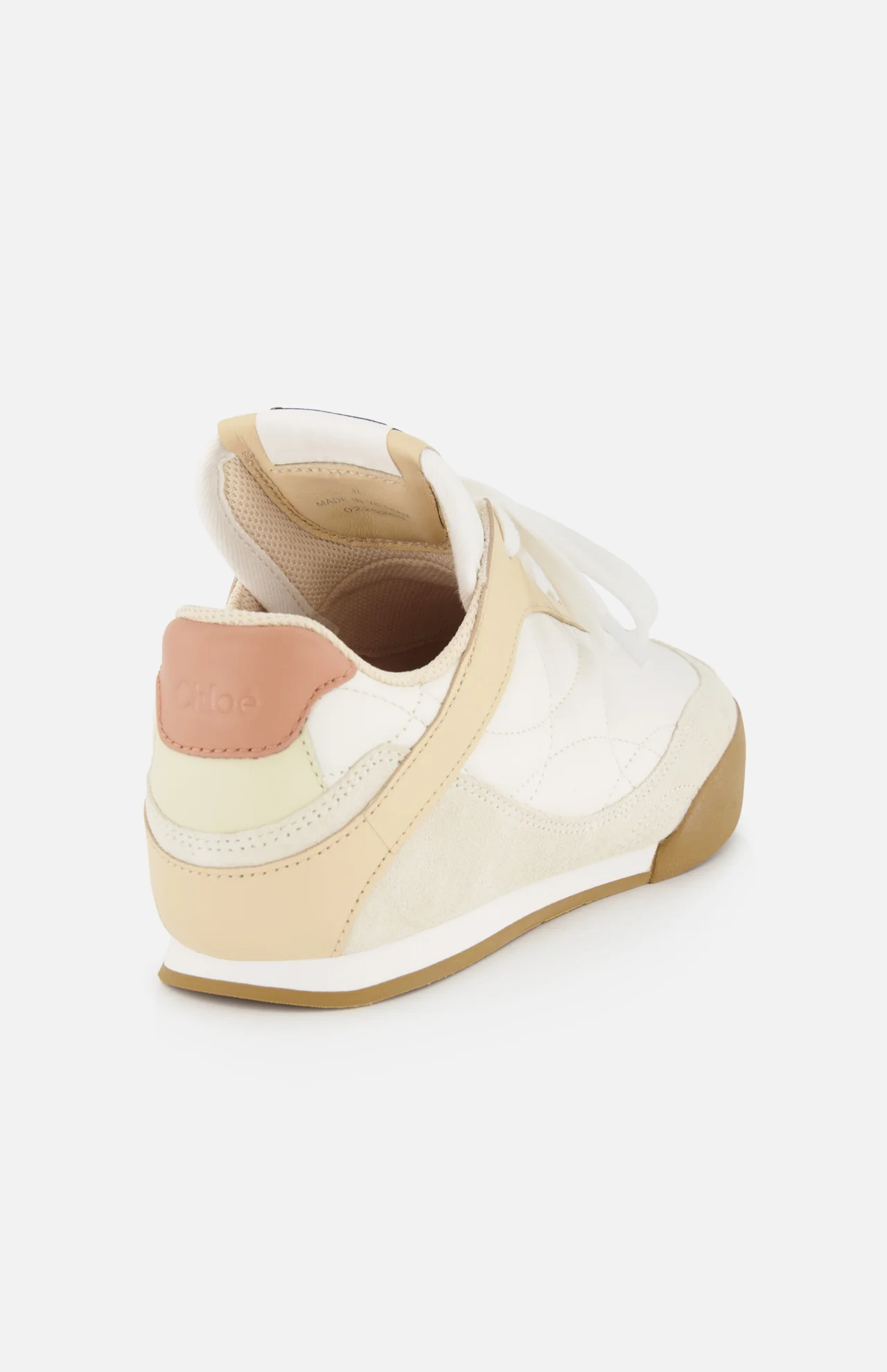 Suede and Leather Mix Sneakers