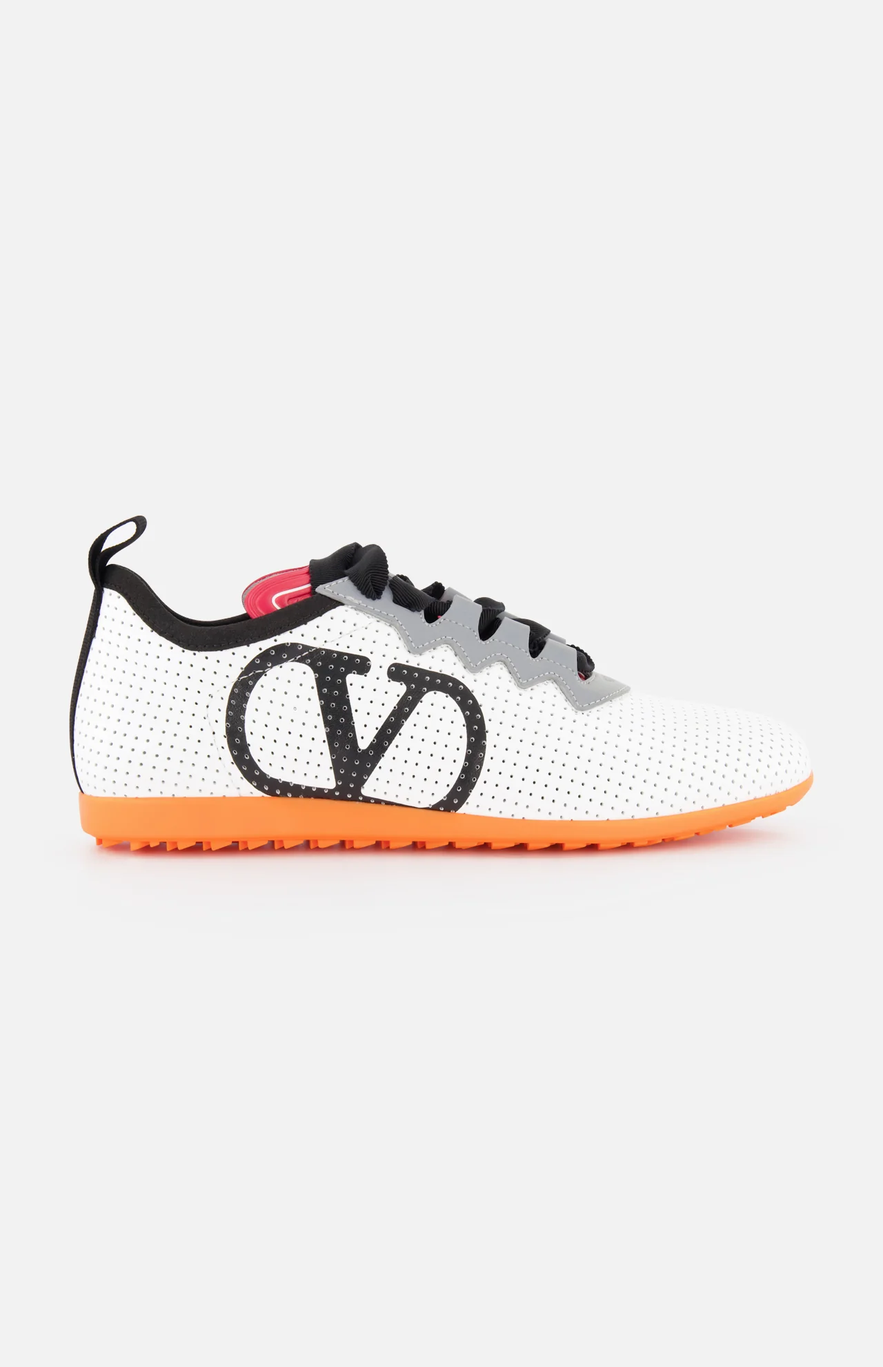 Chromathon Orange Sole Logo Sneaker