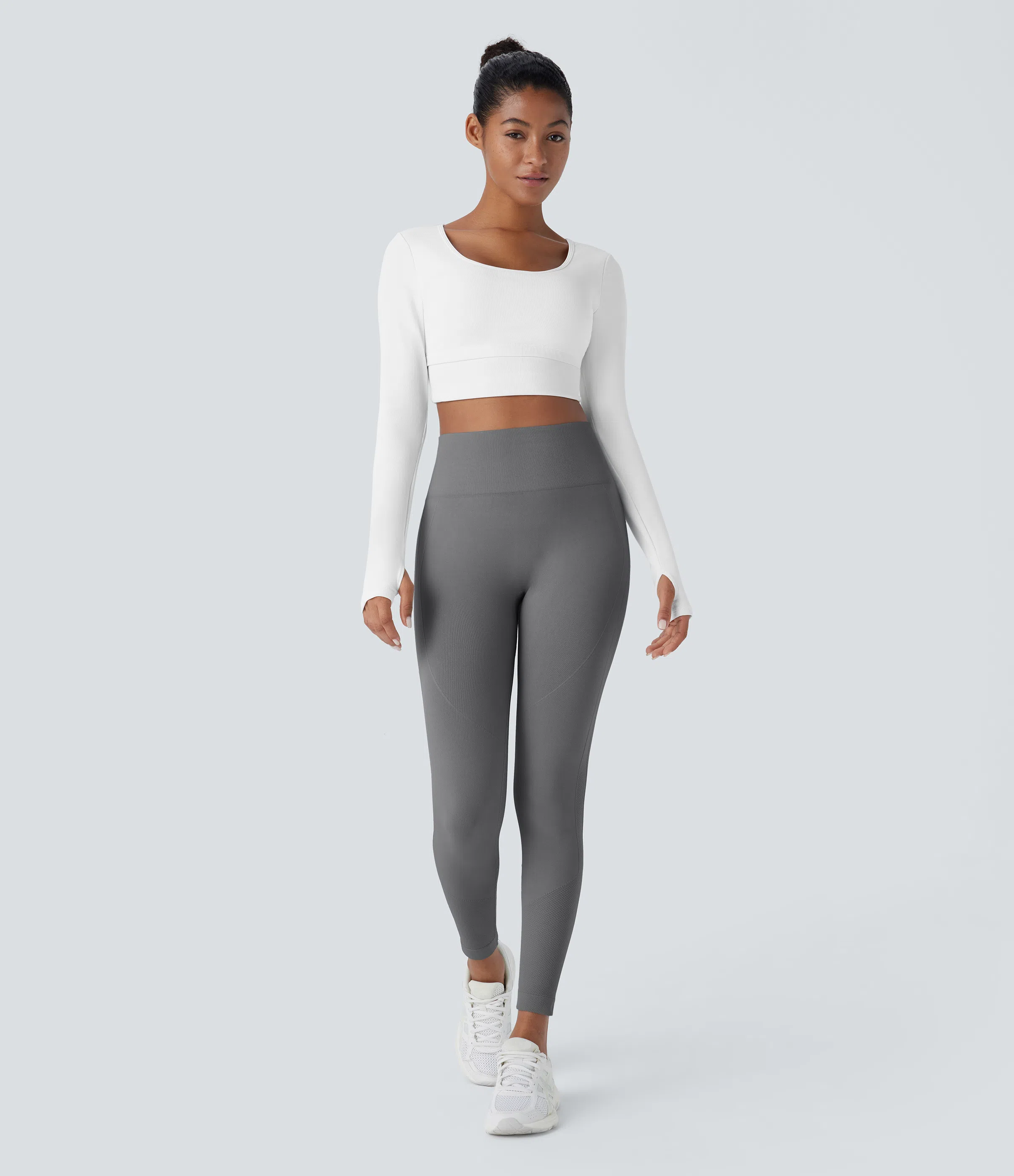 Seamless Flow High Waisted Tummy Control Butt Lifting Yoga Leggings