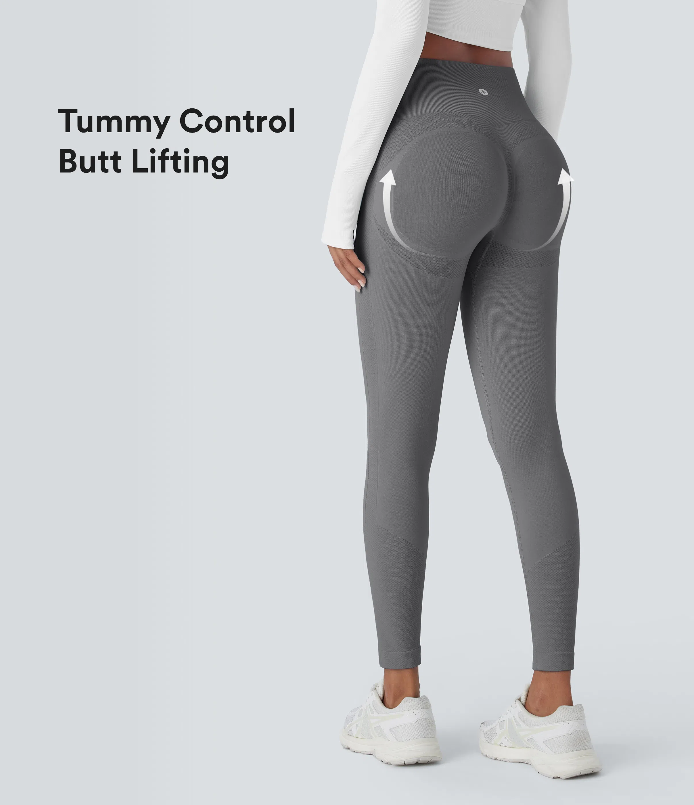 Seamless Flow High Waisted Tummy Control Butt Lifting Yoga Leggings