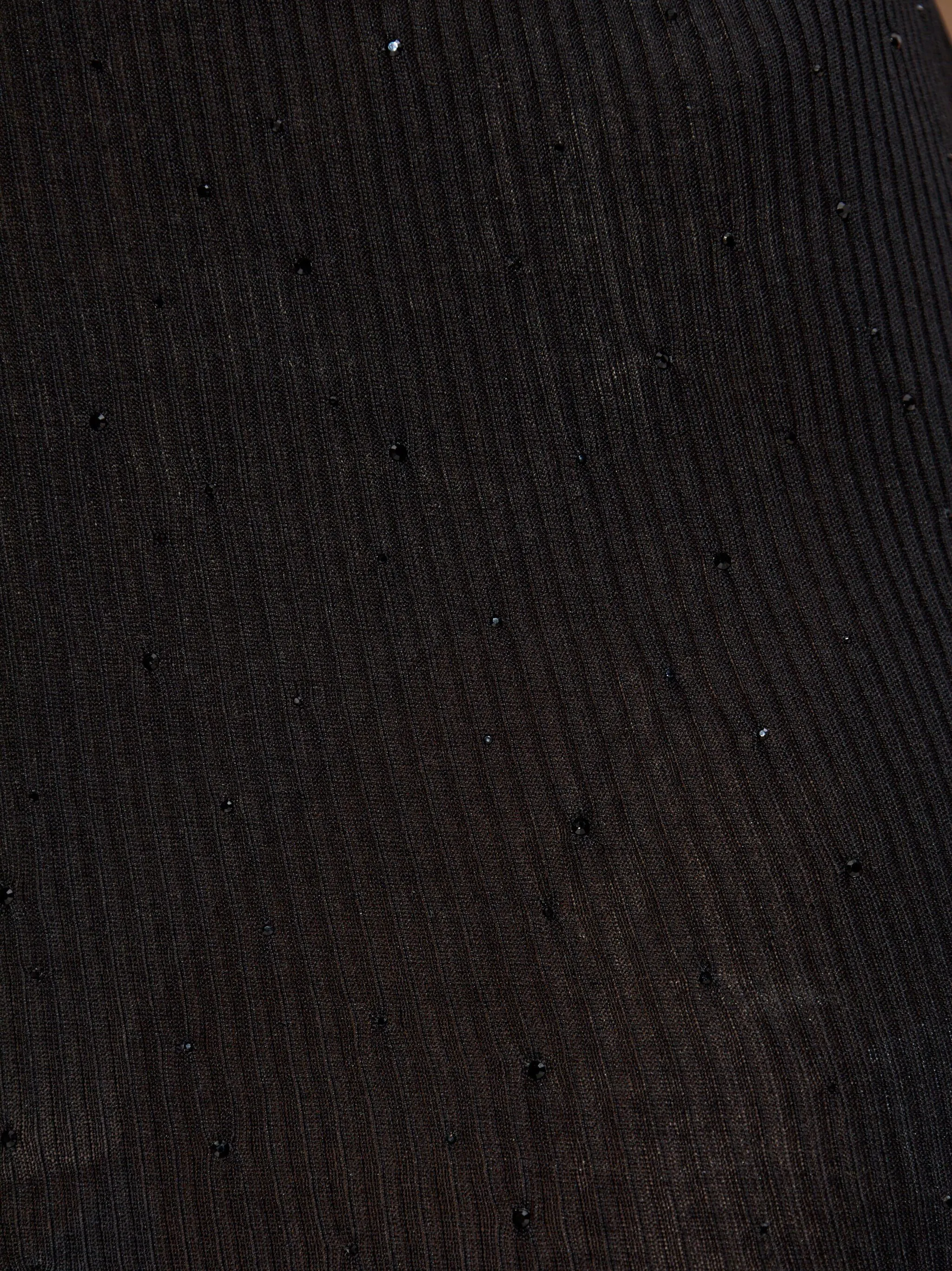 Rhinestoned Mini Dress