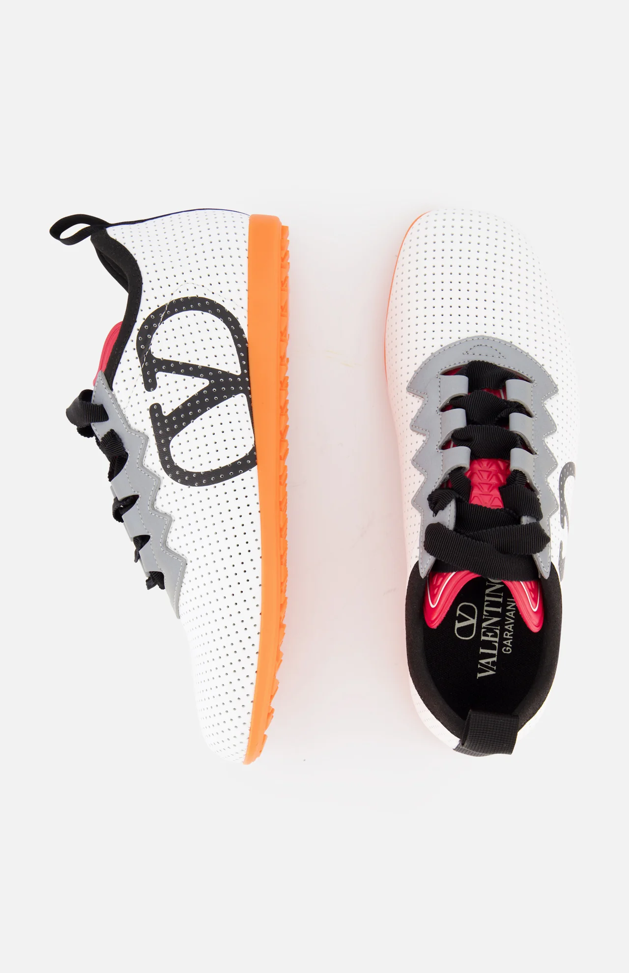 Chromathon Orange Sole Logo Sneaker