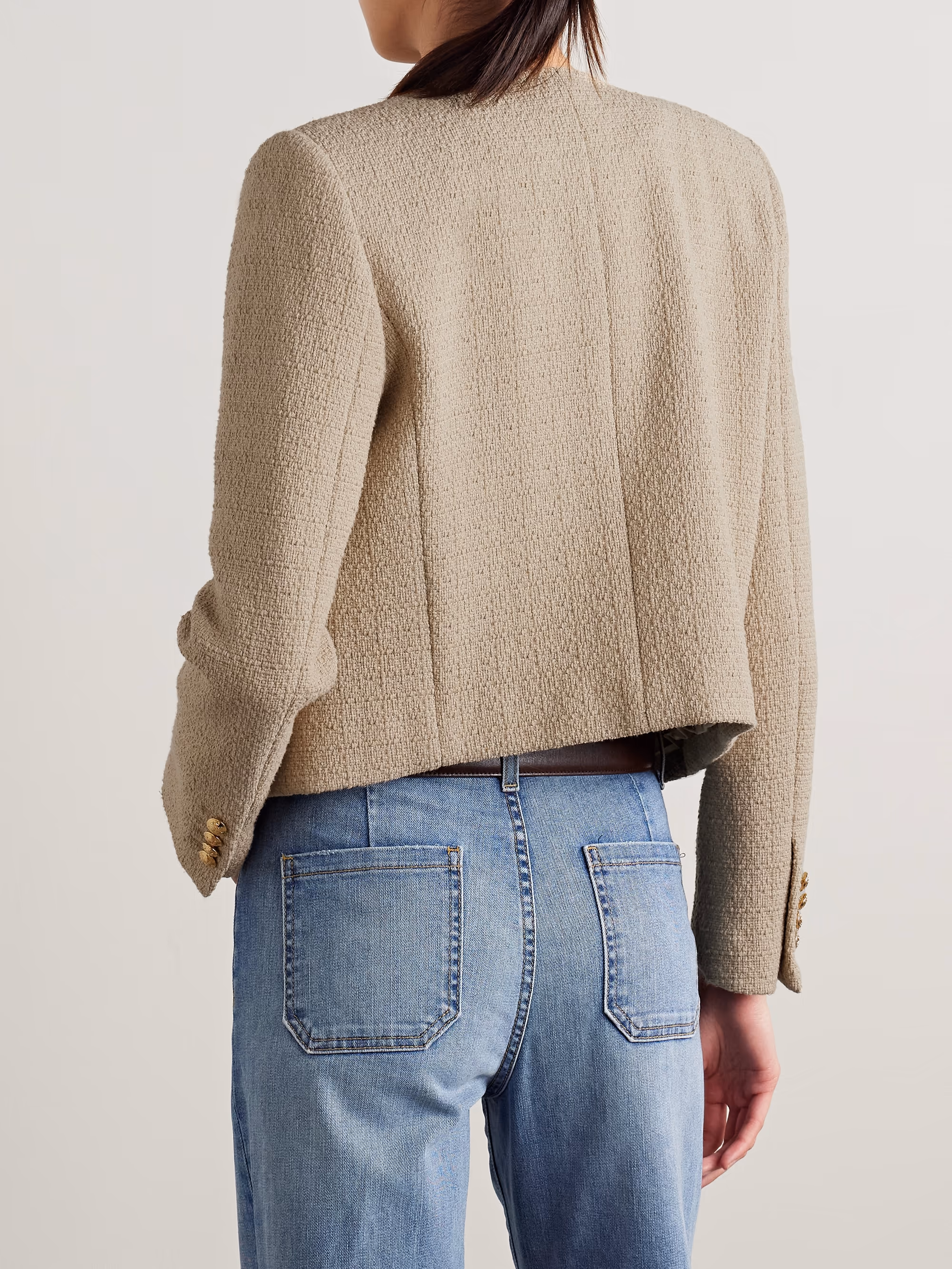 Patti Cotton-Blend Tweed Jacket