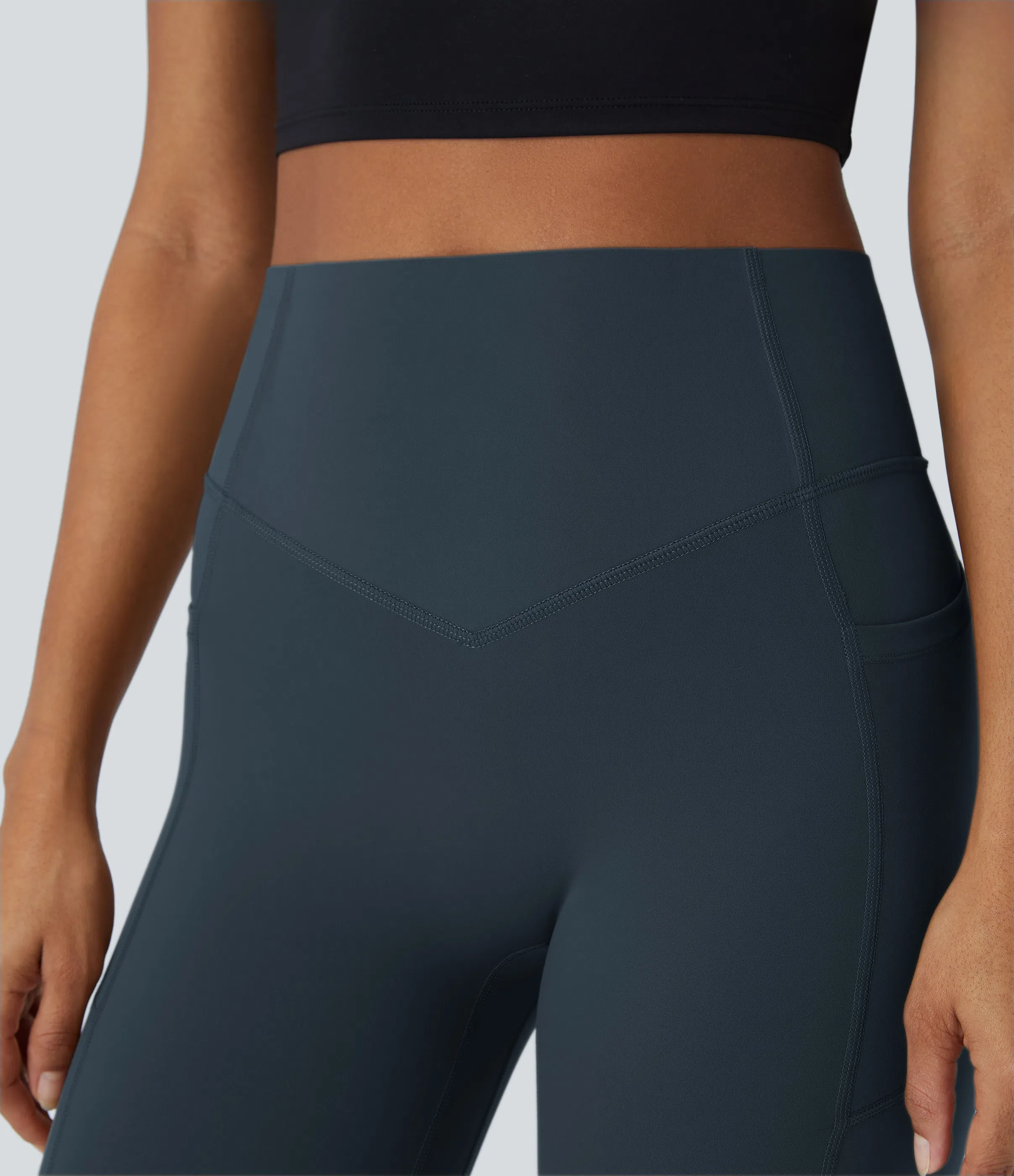 SoCinched High Waisted Scrunch Butt Lifting Tummy Control Side Pocket Shaping Training UltraSculpt Leggings