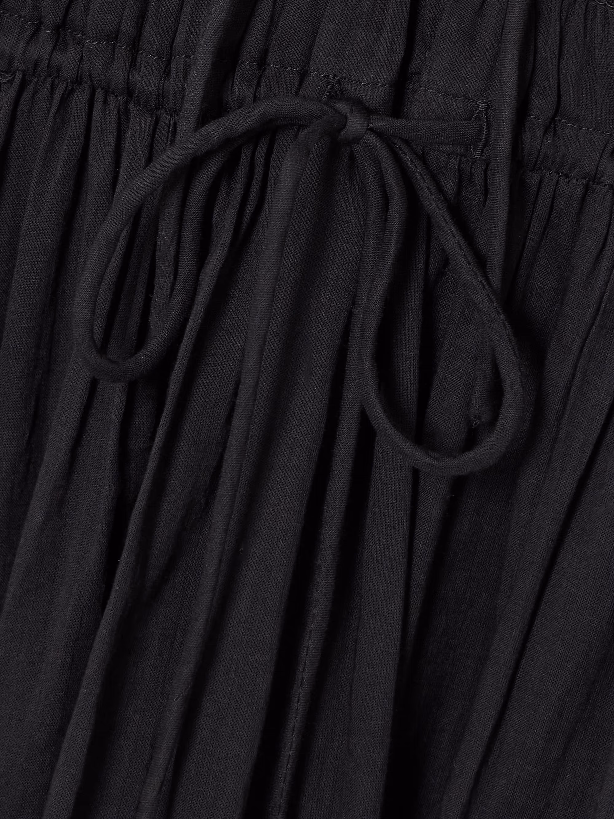 Ischia shirred organic cotton-voile midi dress